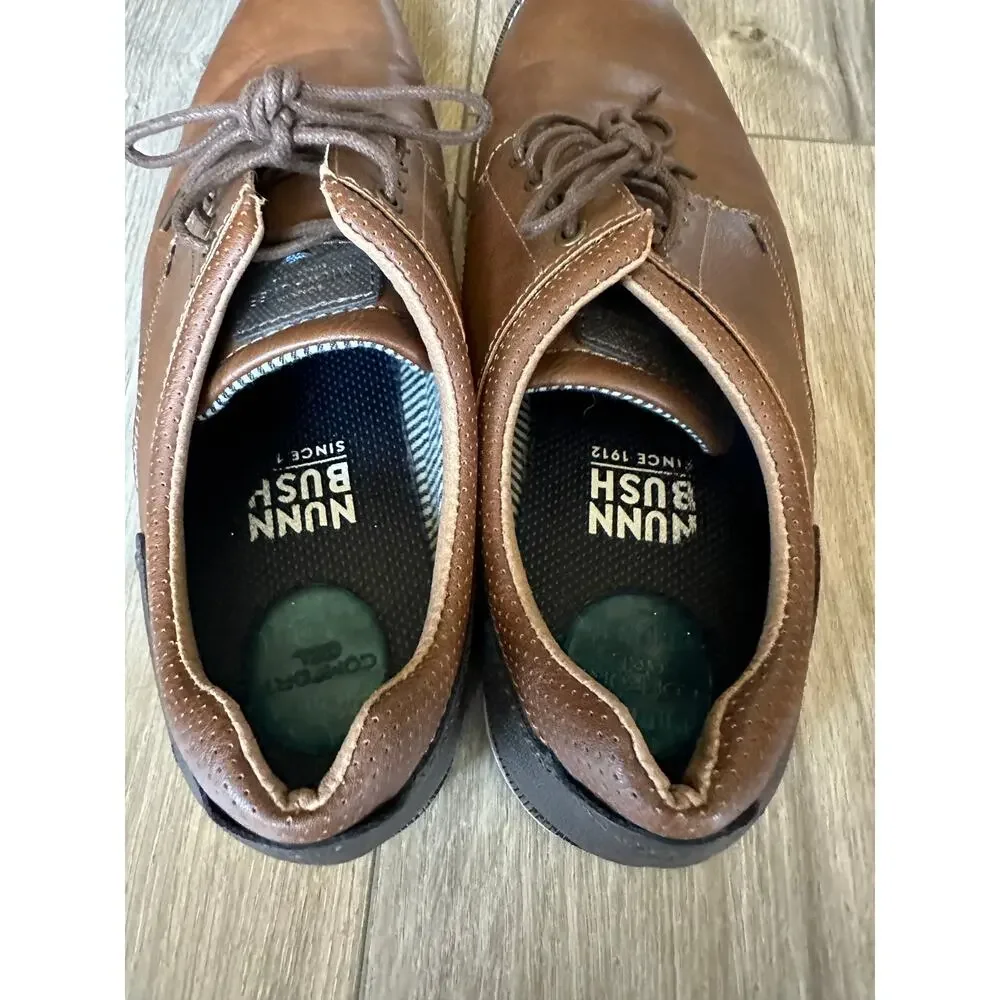 Nunn Bush Hyde II Brown Derby Shoes size 12